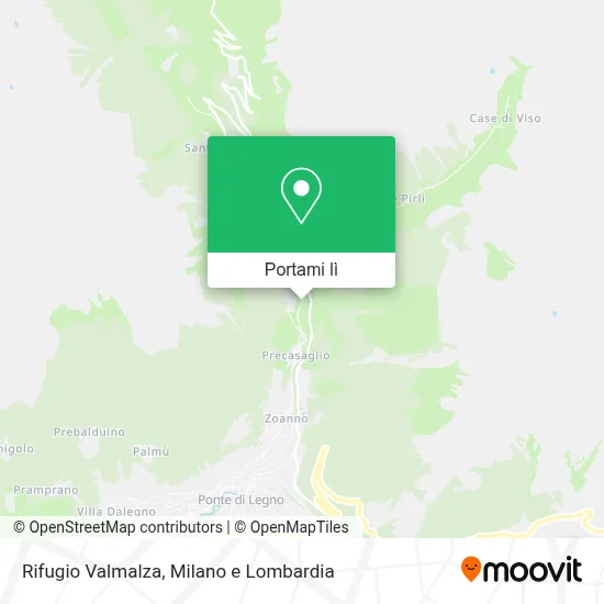Mappa Rifugio Valmalza