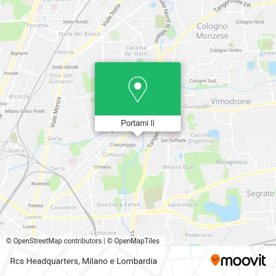 Mappa Rcs Headquarters