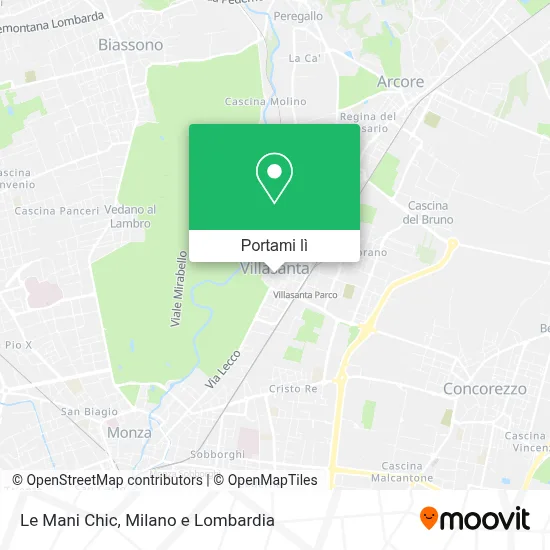 Mappa Le Mani Chic