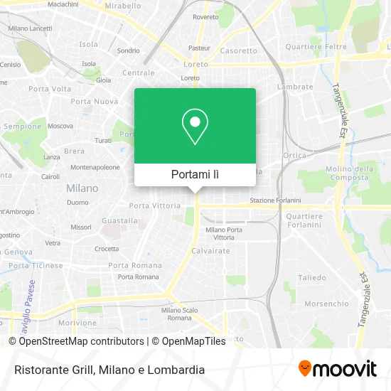 Mappa Ristorante Grill