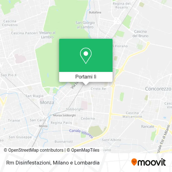Mappa Rm Disinfestazioni