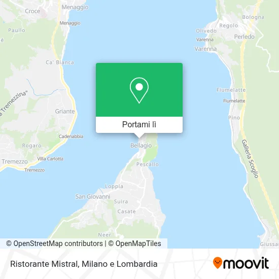 Mappa Ristorante Mistral