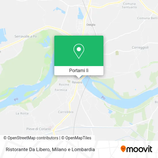 Mappa Ristorante Da Libero