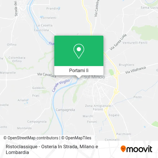 Mappa Ristoclassique - Osteria In Strada
