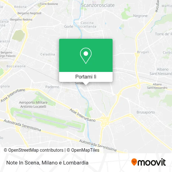 Mappa Note In Scena