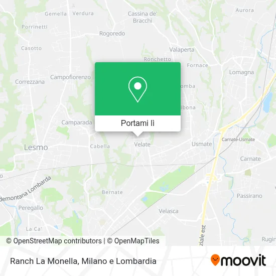 Mappa Ranch La Monella