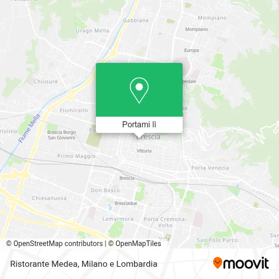 Mappa Ristorante Medea