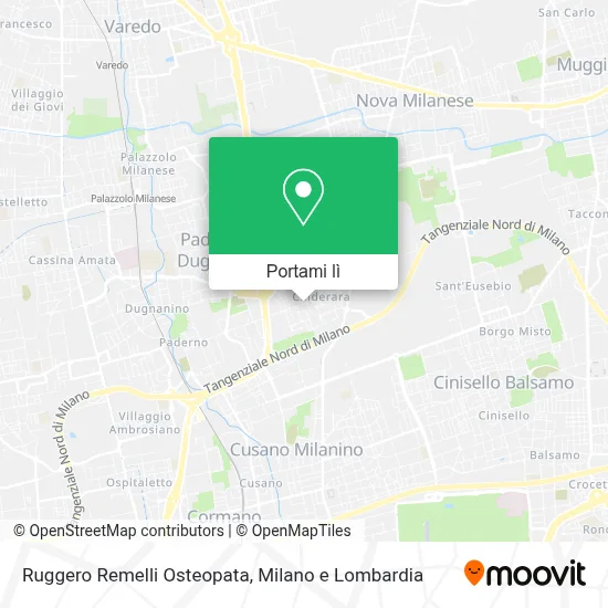 Mappa Ruggero Remelli Osteopata
