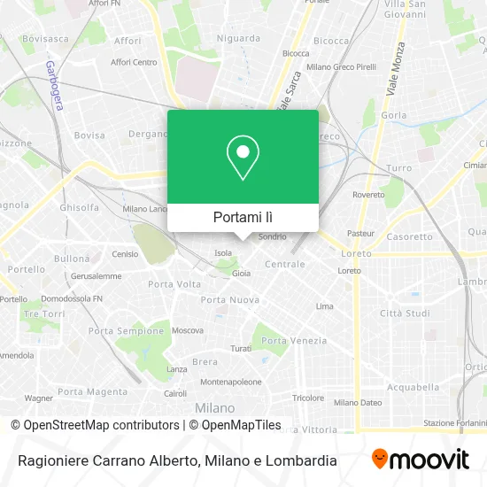 Mappa Ragioniere Carrano Alberto