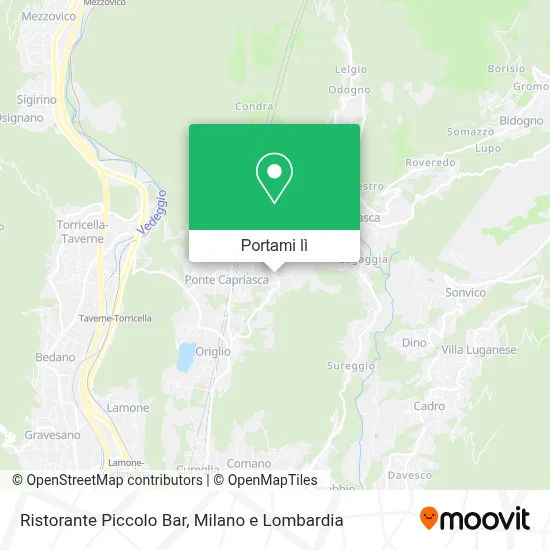 Mappa Ristorante Piccolo Bar