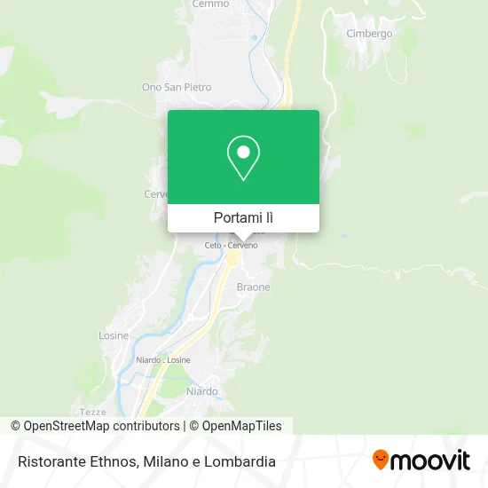 Mappa Ristorante Ethnos