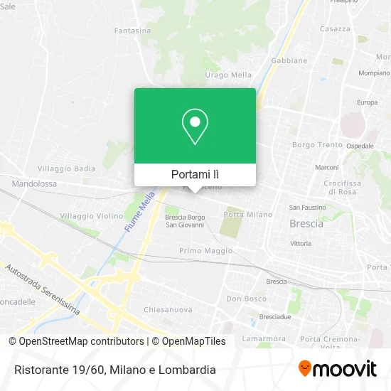 Mappa Ristorante 19/60