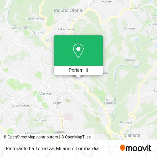 Mappa Ristorante La Terrazza