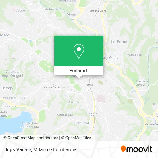 Mappa Inps Varese