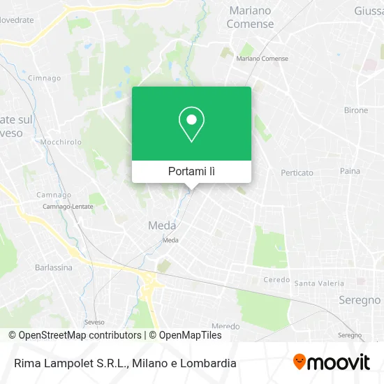 Mappa Rima Lampolet S.R.L.
