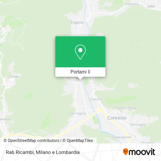 Mappa Rab Ricambi