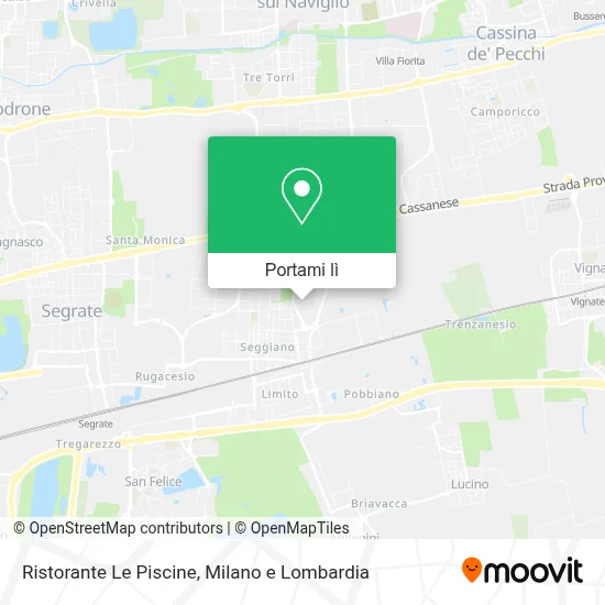 Mappa Ristorante Le Piscine