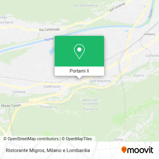 Mappa Ristorante Migros