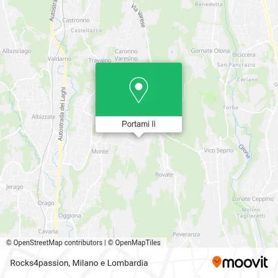 Mappa Rocks4passion