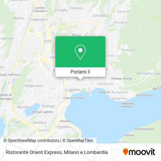 Mappa Ristorante Orient Express