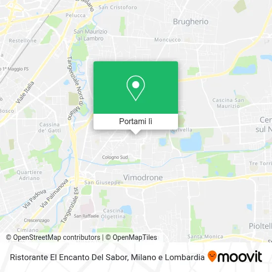 Mappa Ristorante El Encanto Del Sabor