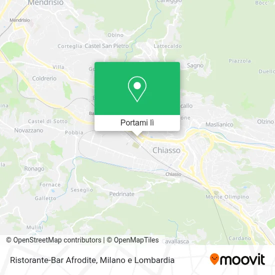 Mappa Ristorante-Bar Afrodite