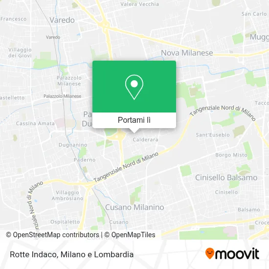Mappa Rotte Indaco