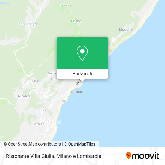 Mappa Ristorante Villa Giulia
