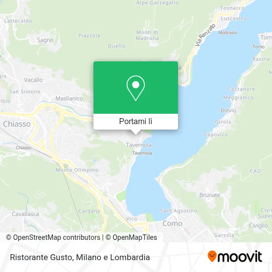 Mappa Ristorante Gusto