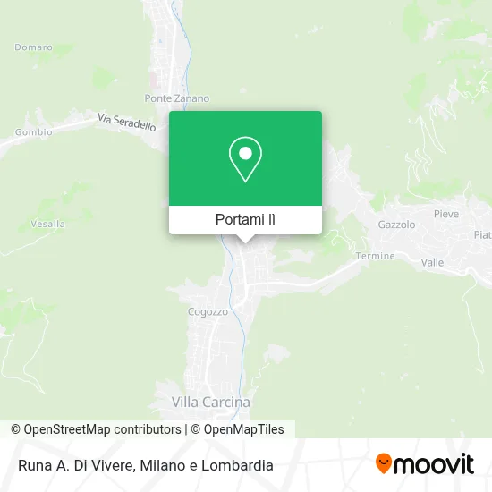 Mappa Runa A. Di Vivere
