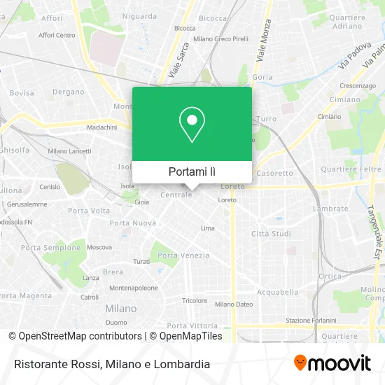 Mappa Ristorante Rossi