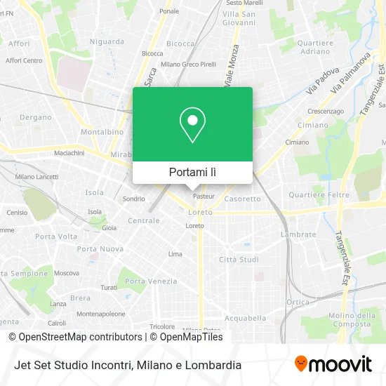 Mappa Jet Set Studio Incontri