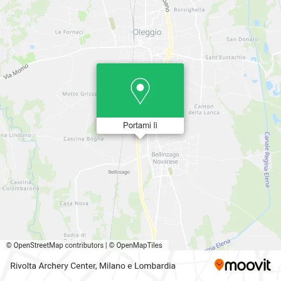 Mappa Rivolta Archery Center