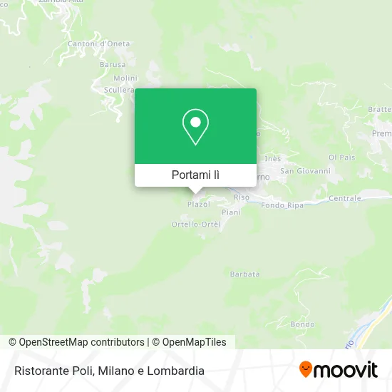 Mappa Ristorante Poli