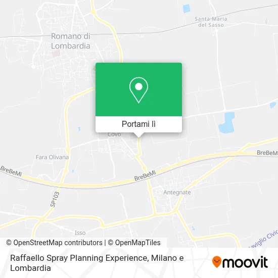 Mappa Raffaello Spray Planning Experience