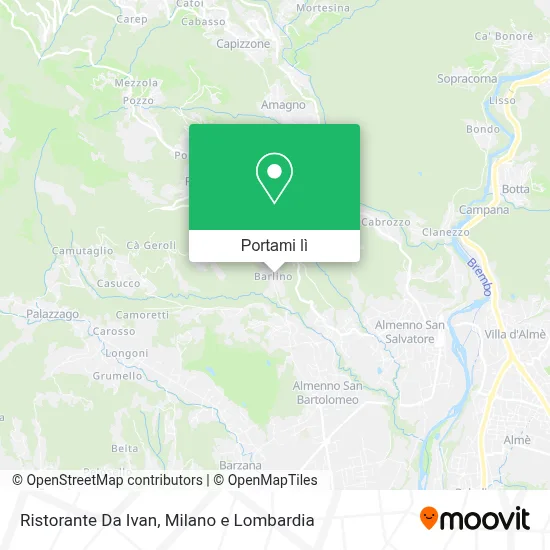 Mappa Ristorante Da Ivan