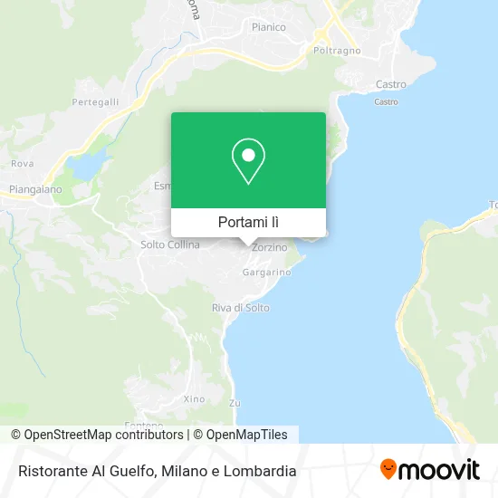 Mappa Ristorante Al Guelfo
