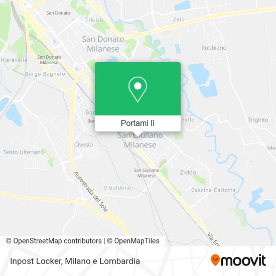 Mappa Inpost Locker