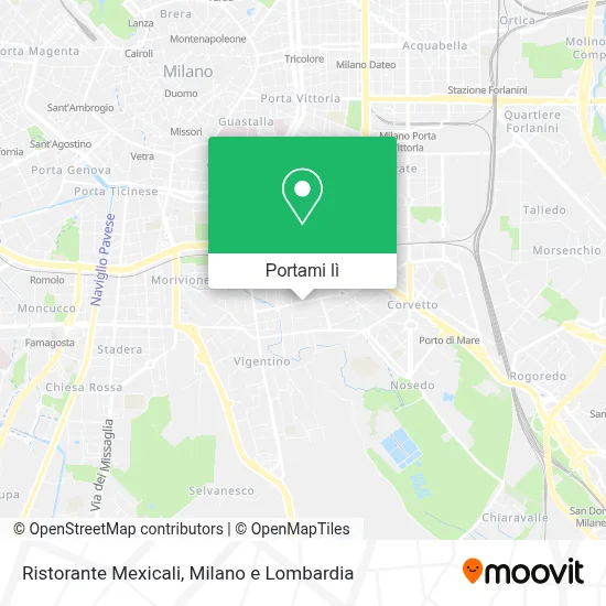 Mappa Ristorante Mexicali