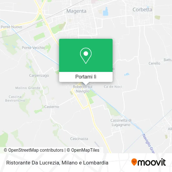 Mappa Ristorante Da Lucrezia
