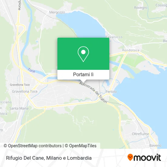 Mappa Rifugio Del Cane