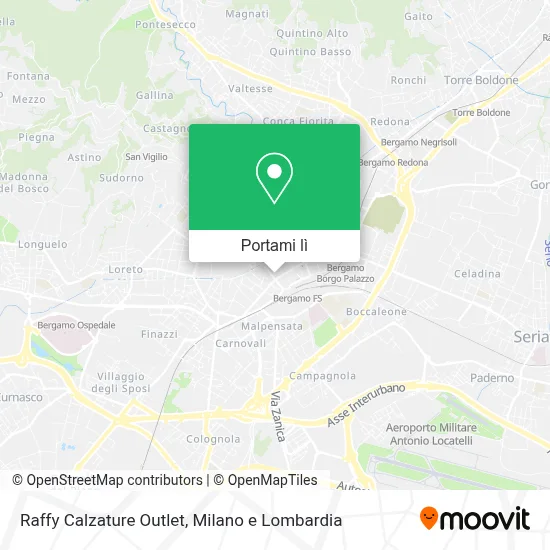 Mappa Raffy Calzature Outlet