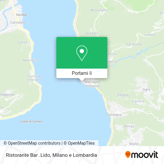 Mappa Ristorante Bar .Lido