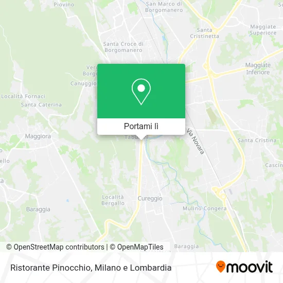 Mappa Ristorante Pinocchio