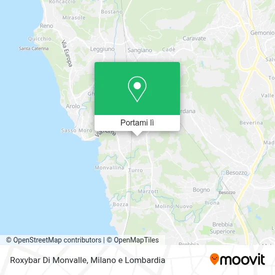 Mappa Roxybar Di Monvalle