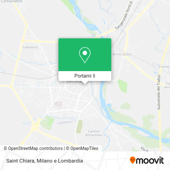 Mappa Saint Chiara