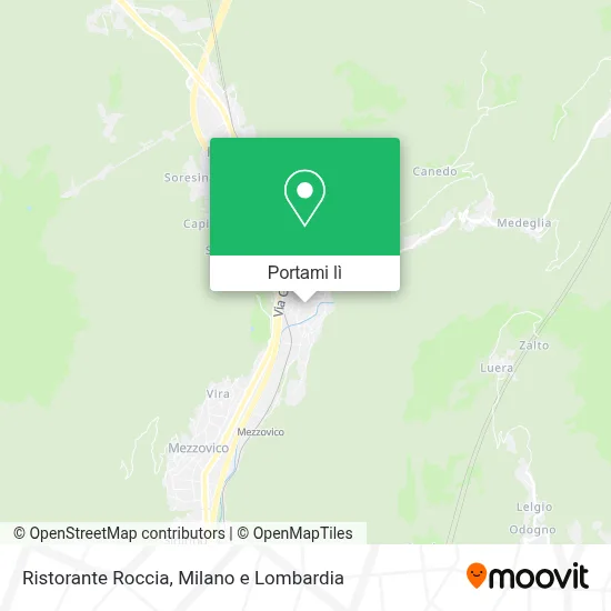 Mappa Ristorante Roccia