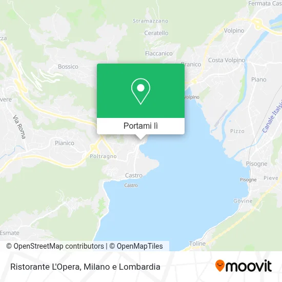 Mappa Ristorante L'Opera