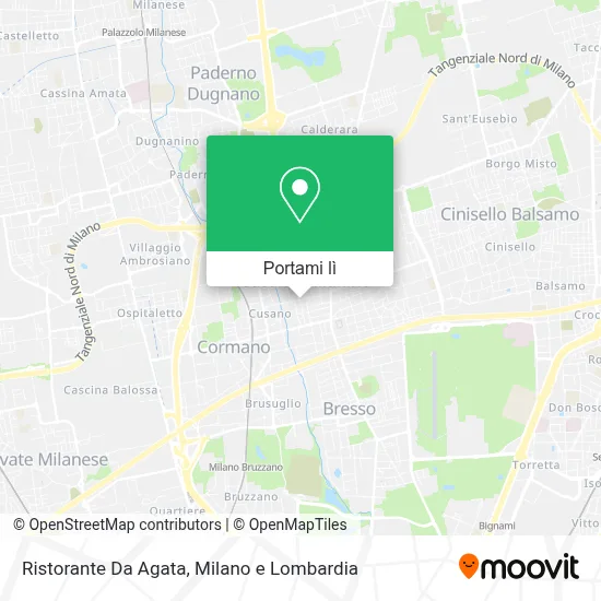 Mappa Ristorante Da Agata