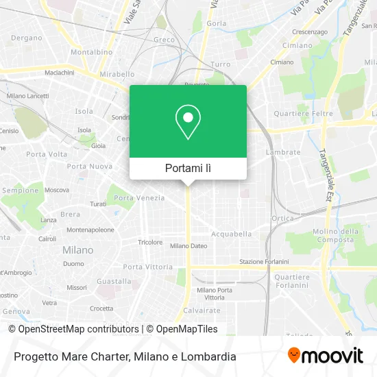 Mappa Progetto Mare Charter